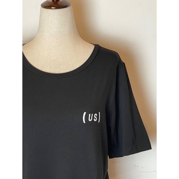 Universal Standard Black All Of Us As We Are Short Sleeve Oversized Tee Size XXS - Picture 6 of 8